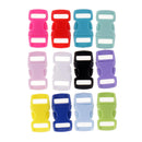 36 Pieces Resin POM Side Release Buckle Dog Collar Luggage Straps Buckle Colors
