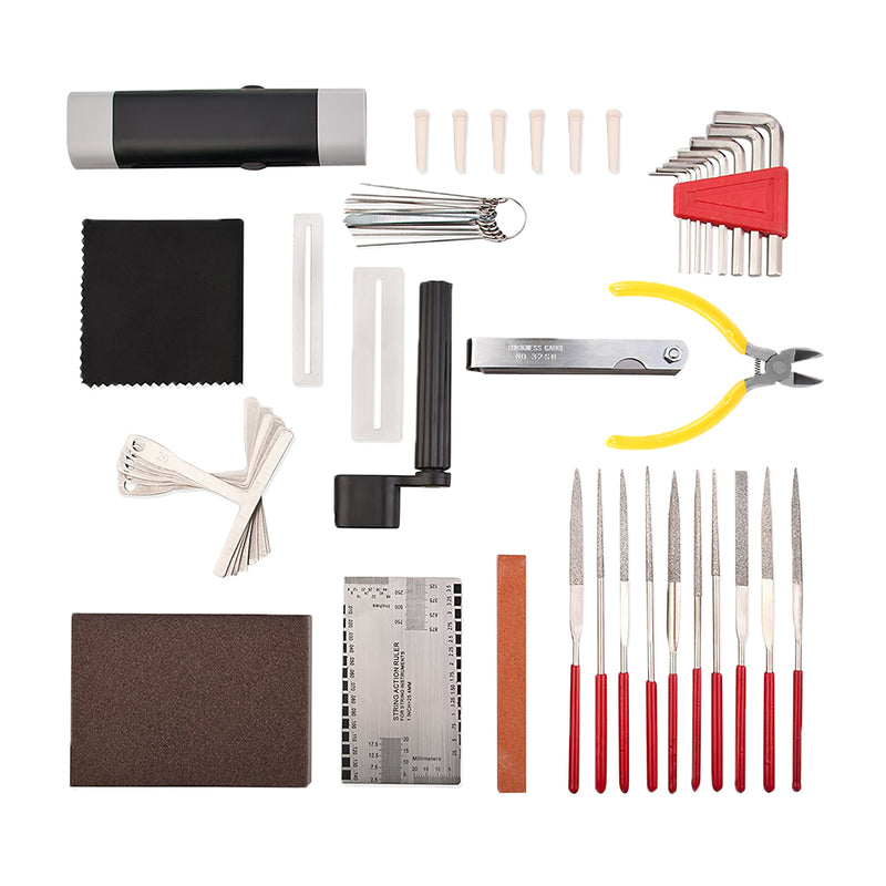 1 Set Guitar Bass Ukulele Banjo Repair Maintenance Tools for Luthier Guitarist DIY Accessory