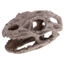 20cm Dinosaur Ceratopsia Skull Resin Model Collectibles Aquarium Ornament Home Decor