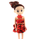 16cm Paillette Dress Girl Charm Doll Phone Strap Woman Accessory Souvenir