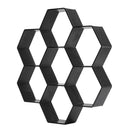 7-Hexagon Walk Maker Concrete Stepping Stone Mold Garden Pathway Mold