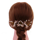 3/set Ladies Girls' Pearls Leaves Hair Pin Picks Wedding Prom Hair Accessory