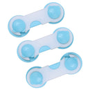 3x Child Toddler Baby Safety Locks Proofing for Cabinet Toilet Seat Fridge Door Drawers