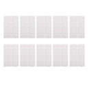 70 Pairs Paper Patches Eyelash Under Eye Pads Sticker Lash Eyelash Extension Makeup Tool