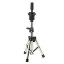 Heavy Duty Stainless Steel Cosmetology Hair Dressing Salon Wigs Mannequin Manikin Practice Head Holder Tripod Stand