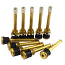 10pcs/lot TR570 87mm Brass Auto Tire Valve Extension Adaptor, Tyre Stem Extender Straight Bore for Truck (87mm)