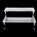 Acrylic Cosmetics Storage Rack Detachable Model Figures Display Stand 2-Tier