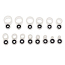 14pcs Silicone and Ceramic Fishing Rod Guides Repair Kit Rod Tip Eye Rings