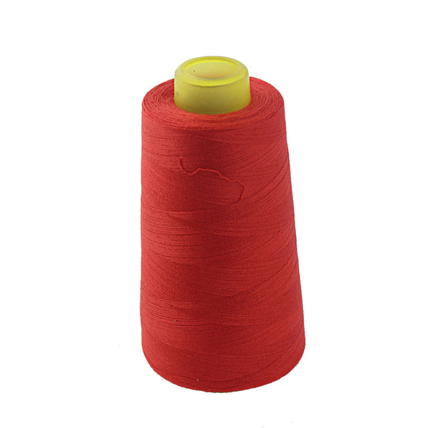 1 Spool Of Polyester Sewing Thread For Sewing Machine Garment Making Bedsheet Lining Thread 40S/2 Red