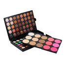 Professional Eyeshadow Foundation Blush Contour Highlighter Makeup Palette Cosmetic Kit Set - Includes 80 Colors matte and shimmer eyeshadows, 6 Colors blushers, 9 Colors foundation creams