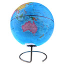 10'' Magnetic World Globe with Magnetic Pins - Earth Ocean Map Geography Antique Decorative in Style - Kids Educational Learning Toy Children
