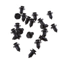 20 Pieces 10mm Nylon Bumper Engine Cover Fender and Grille Clips For Subaru