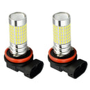 2 Pieces H11 LED Fog Light Bulbs W/ Projector 1200 Lumens 6000K Xenon White