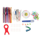 73pcs Metal Hook knitting Craft Case crochet set in Case Yarn Hook Sewing