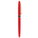 Portable Standard Metal Fountain Pen Smooth Writing for Christmas Birthday Business Gift Collection Red