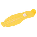 Men Women Plastic Foot Measuring Tool Shoe Gauge Ruler Fitting Device Yellow 33.8x10.9x3.6cm