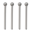4pcs 45mm Diamond Coated Round Ball Shape Grinding Burrs Bits 3mm Shank