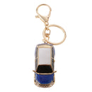 Creative Zinc Alloy Car Keychain Purse Bag Keyring Key Chain Ring Keyfob Gifts Blue
