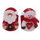 2x Christmas Dinner Tableware Cutlery&Wine Bottle Bag Holder Spoon Fork Bag 2-in-1