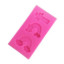 Silicone Fondant Cake Sugarcraft Cake Decorating Mould Tools Rainbow/Clouds