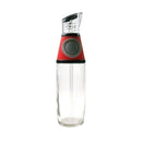 Olive Oil Glass Dispenser Vinegar Pourer Bottle w/Control Press Kitchen Tool