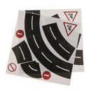 Curve Road Play Adhesive Tape Stickers For Children Toys Car Track Removable