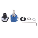 1Pcs 1K Ohm 3590S-2-103L 10-Turn Rotary Wire Wound Precision Potentiometer Kit