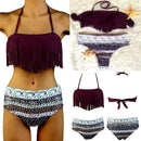 Women Girls Ladies Fashionable Polyester Swimwear Swimsuit Bikini Bodysuit L