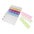 Large 7 Day Pill Organizer 28 Slots Weekly, Weekly Pill Box, Vitamin Pill Case, Pill Container - Rainbow