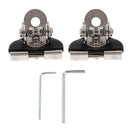 2 Pieces A Pillar Hood Mount Bracket Clamp Holder for LED Work Light Bar