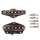 Alnico V Guitar Bridge Neck Set Magnetic Pickup for Fender Telecaster Parts