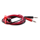 1Set 1M 4mm Silicone Banana Plug to Test Hook Clip Probe Lead Wire Cable Test Leads Kits