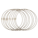 Stainless Steel Cable Wire Keyring KeyChain Keyholder Car Bike Accessories Silver 35cm