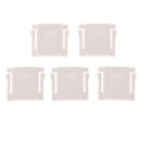 5 Pieces Hot Shoe Cover Protector Cap for Canon Nikon Olympus Pentax DSLR SLR ( White )