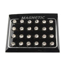 12 Pairs Men Women Unisex Non Piercing Magnetic Magnet Ear Stud Earrings 5mm