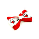 Christmas Santa Hat Pet Hair Rubber Band Rope Hair Bow Dog Charm Decor