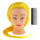 26" Cosmetology Mannequin Head Hairdresser Long Hair Training Tool Beauty