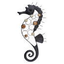 Decorative Metal Wall Art - Seahorse with Jewels - 1Piece