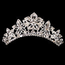 Wedding Bridal Bridesmaid Princess Tiara Crown Crystal Flower Hair Comb Headband Headpiece