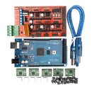 3D Printer RAMPS 1.4 Board+Mega 2560 R3 +A4988 Driver+ USB Cable+Jumper Cap