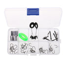 Set of 61 Assorted SEA Utility Box Jig Space Beans Hooks Fishing Tackle Set