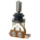 Black Electric Guitar Pickup Selector 3 Way Toggle Switch w/ Tip Cap for LP Instrument Accs