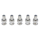 Set of 5 BNC Male to RCA Female Coupler Adapter Connector for CCTV Camera