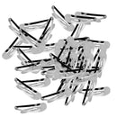 50 Pieces 5cm Sliver Metal Hairpins Hair Clips Snap Barrette Water Drop Design