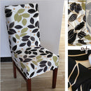 Fashionable Pattern Dining Room Wedding Banquet Chair Cover Party Decor Seat Cover Stretch Spandex