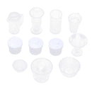 1/12 Dollhouse Miniature Tableware Clear Wine Glass Cups Set Kitchen Accessories Decor 11 Pieces