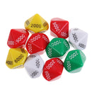 Set of 10 Pieces 10 Sided Dice D10 for D&D RPG Party Table Roleplaying Board Games Toys Party Supplies