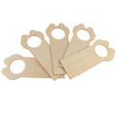 5 Pieces Creative Wooden Door Knob Hanger Signs for DIY Kid Craft Handmade Materials - Bear Shape