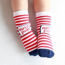 Kids Christmas Socks Novelty Socks Baby Boys Girls Xmas Gift Stripe Print 1-3Y