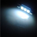 2X 36mm 3 LED 5050 SMD C5W 6418 CANBUS Error Free Dome Light Lamp Bulb 1 BHC